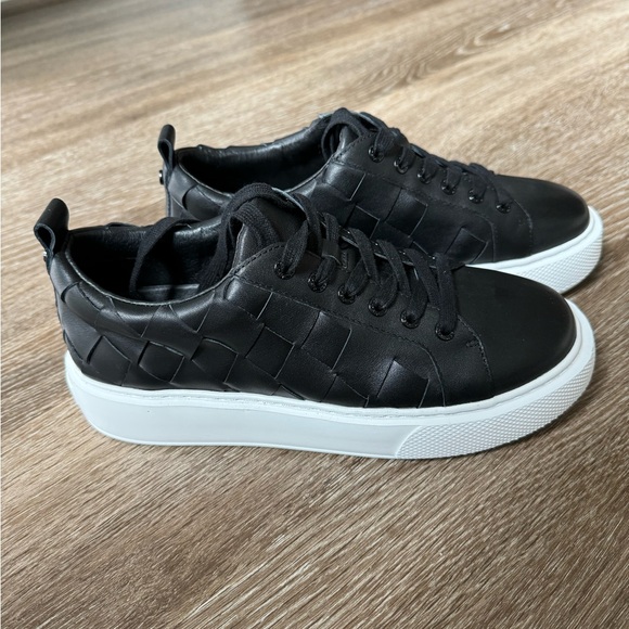 J/Slides NYC Woven Black Sneakers 8.5 - Picture 5 of 6